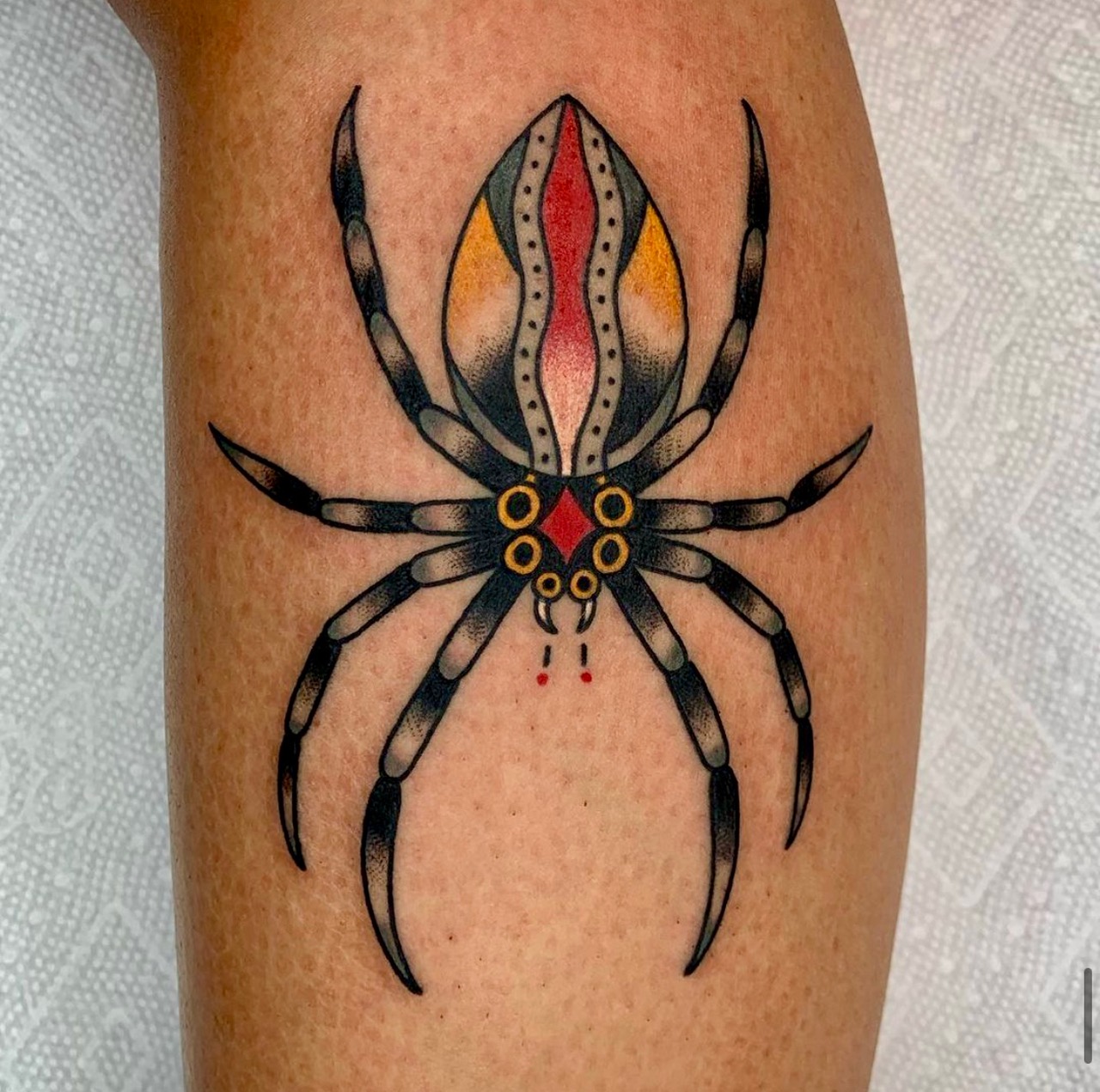 Geisha Spider Traditional Tattoo Hoodie Tattoo Design 